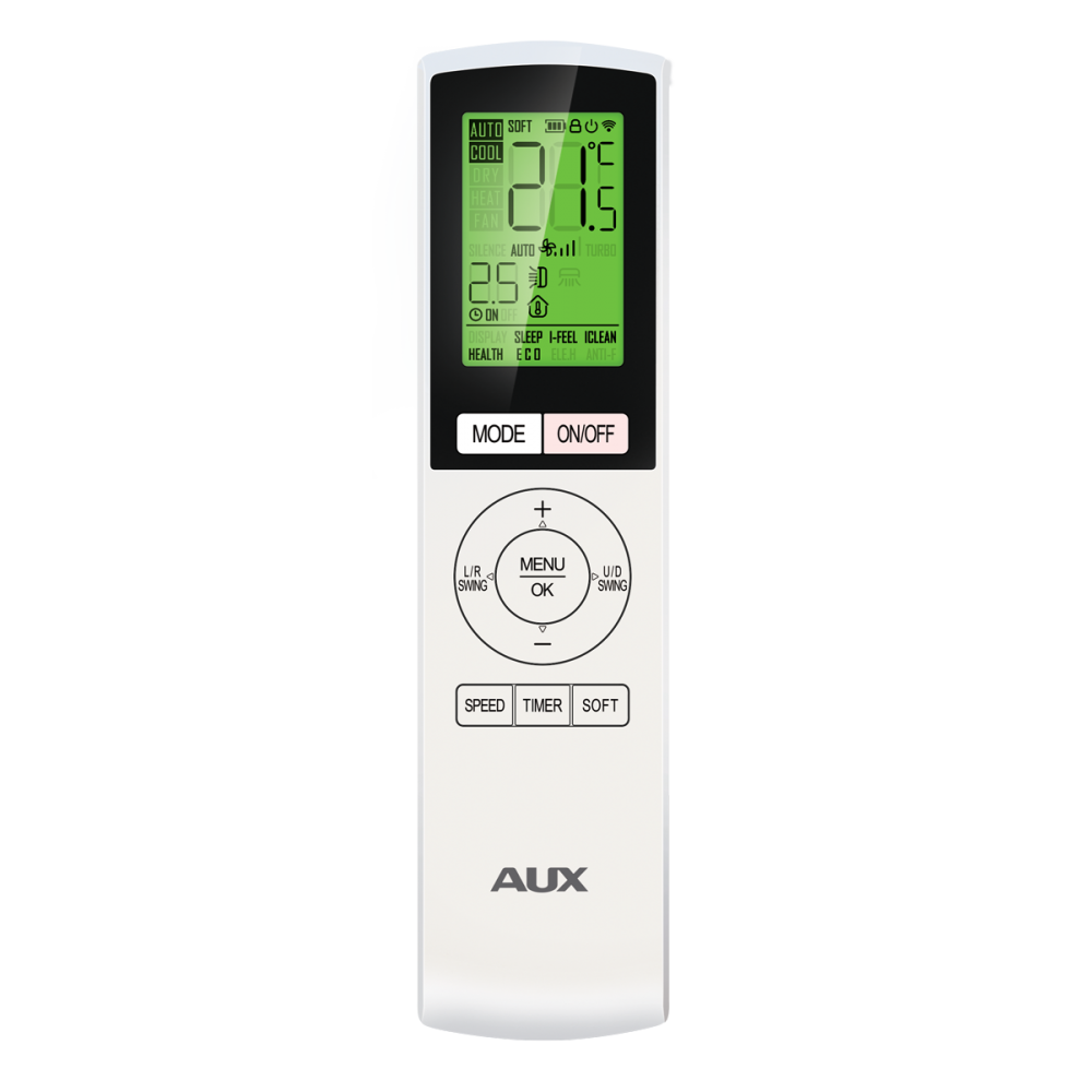 Настенный кондиционер (сплит-система) AUX Black Art Progressive Inverter R32 ASW-H09A4/CC-R2DI / AS-H09A4/CC-R2DI