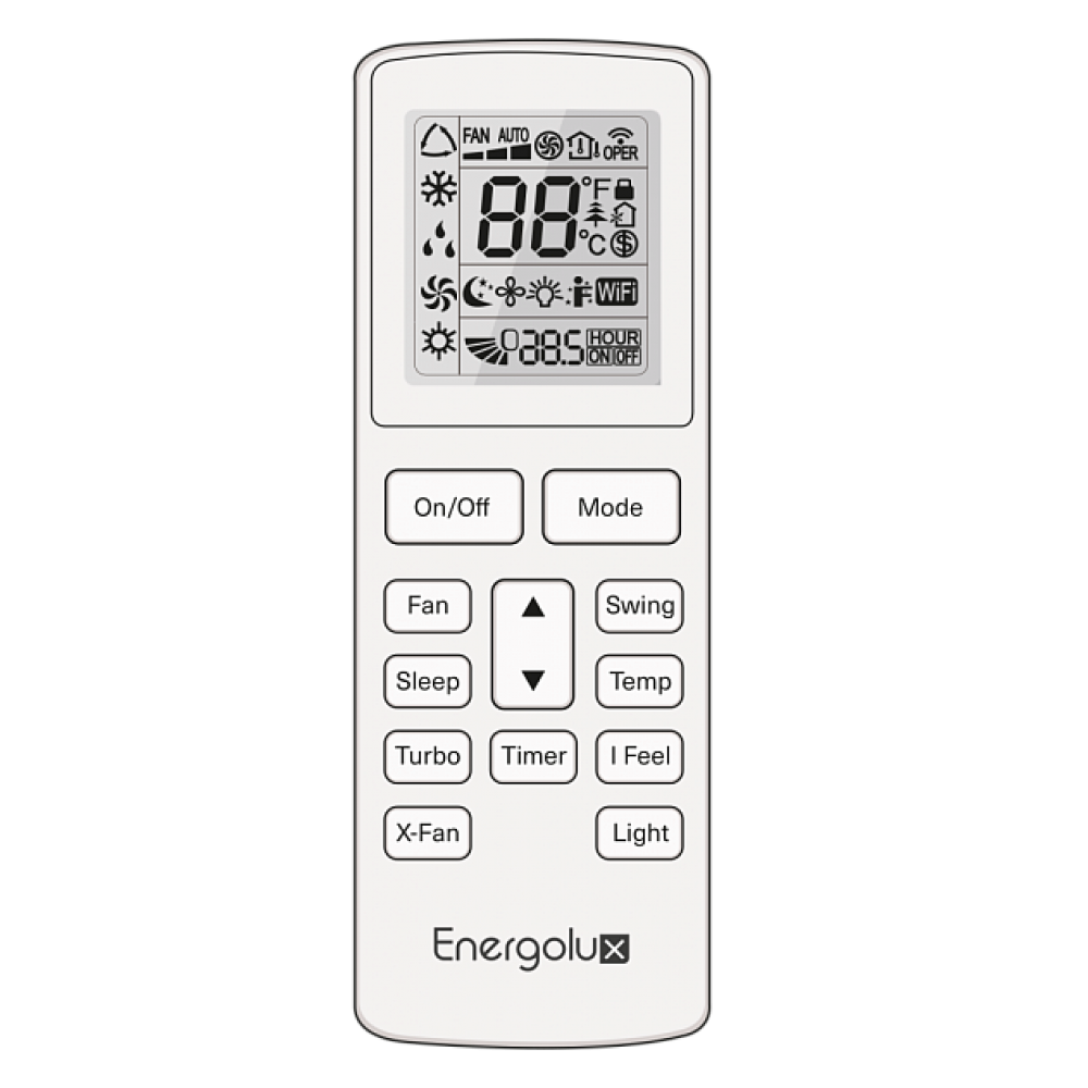 Настенный кондиционер (сплит-система) Energolux Baden WS30 '22 On-Off R410a SAS18BD1-A / SAU18BD1-A-WS30