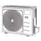 Колонный кондиционер (сплит-система) Haier SM Column Inverter R32 AP105S2SK1FA(H) / 1U105S2SS1FB 3ф