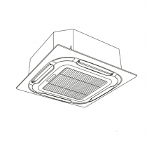 Кассетный кондиционер (сплит-система) Panasonic Elit Cassete Inverter R32 S-125PU2E5B / U-125PZH2E8